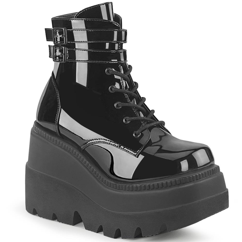 DemoniaCult - SHAKER52 Plattformstiefel - Schwarz Product image